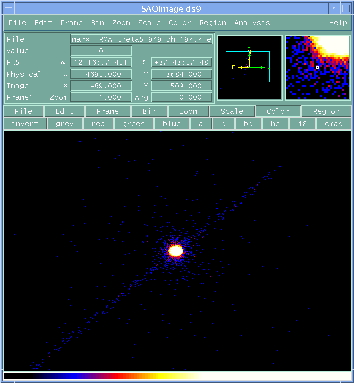 [Thumbnail image: The event file created by MARX includes the ACIS readput streak.]