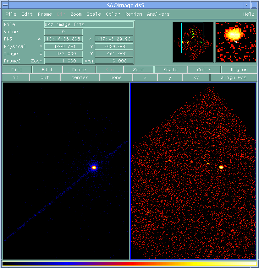 [Image 3: Image of the PSF matched to the data]