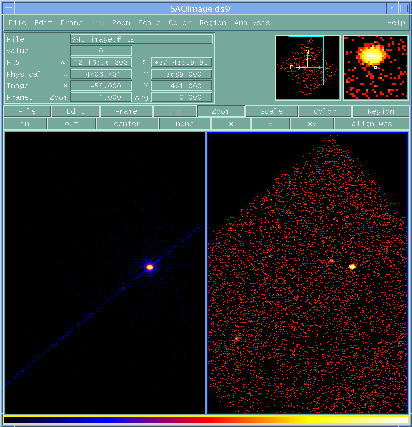 [Thumbnail image: Image of the PSF matched to the data in ds9]
