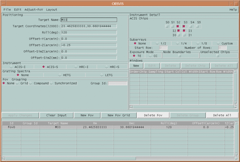 [Sample ObsVis GUI display]
