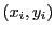 $ (x_i,y_i)$