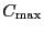$ C_{\rm
max}$