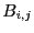 $ B_{i,j}$