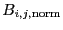 $ B_{i,j,{\rm norm}}$