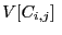 $\displaystyle V[C_{i,j}]~$