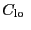 $\displaystyle C_{\rm lo}~$