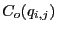 $ C_o(q_{i,j})$