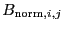 $ B_{{\rm norm},i,j}$
