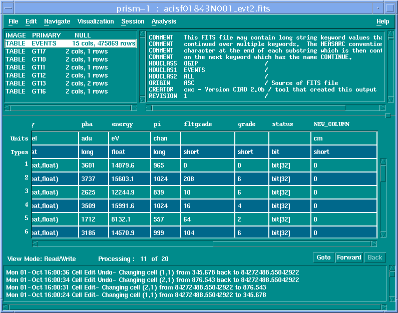 [Image 13: Viewing the new column]