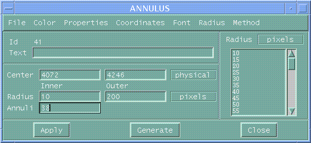[Image 1: ds9 region information/edit window]