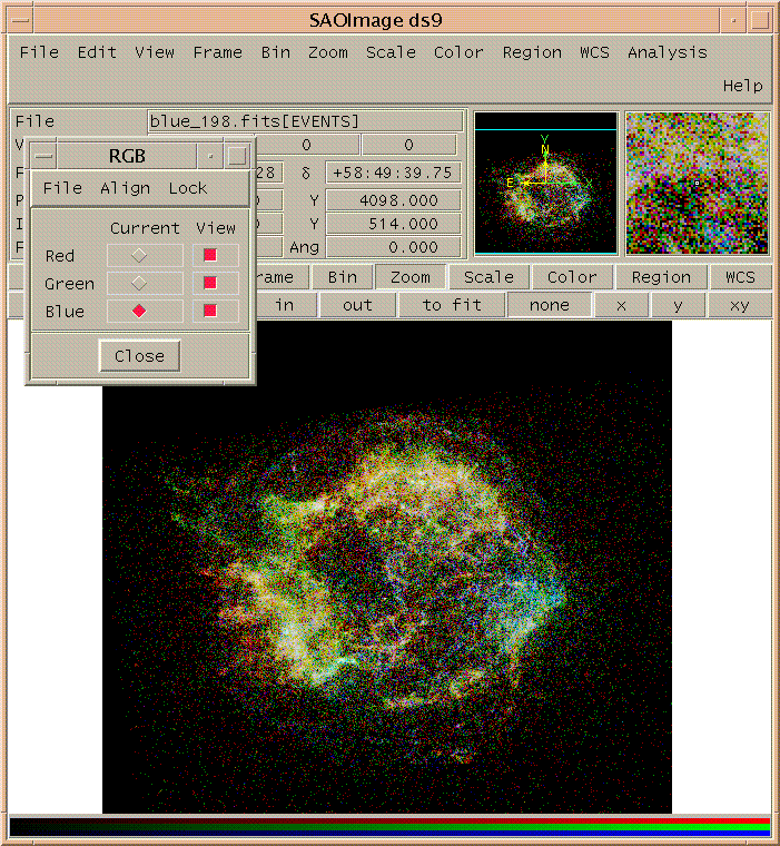 [Image 1: RGB frame with three files loaded]