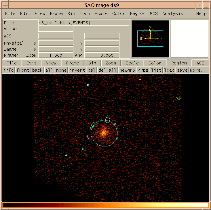 [Image 3: Event list with detections from both runs overlaid ]