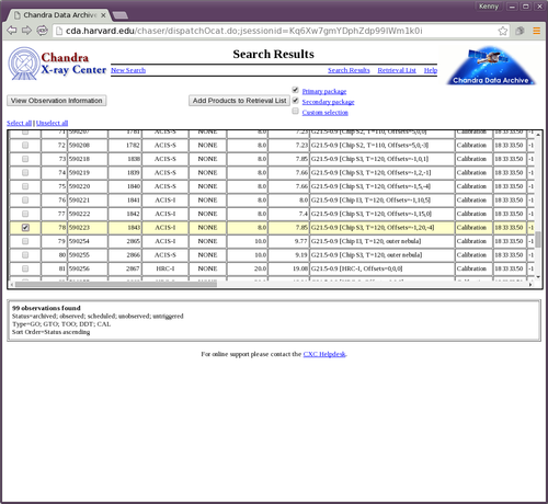 [Thumbnail image: Both the primary and secondary package options are checked by default.]