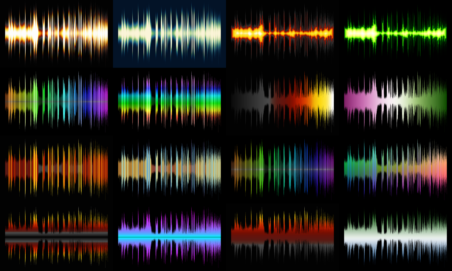 An image of an audio waveform
