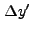 $ {\Delta}y'$