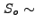 $ S_o \sim$