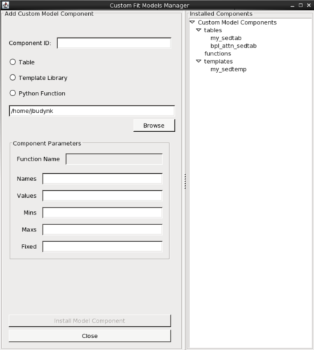 [Iris custom models manager window]