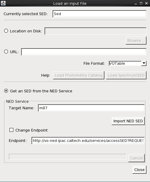 [Iris Load File window]