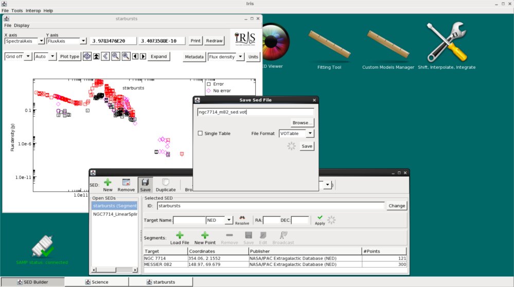 [Iris GUI screenshot]