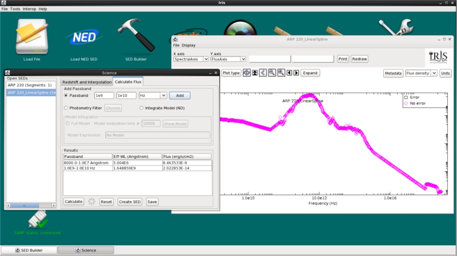 [Calculate Flux screenshot]