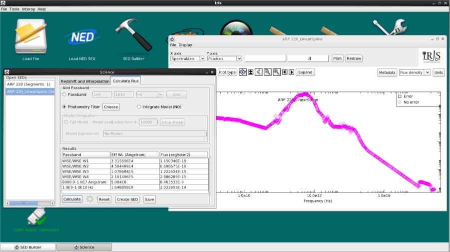 [Calculate Flux screenshot]