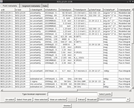 Iris GUI snapshot
