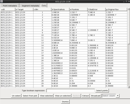 Iris GUI snapshot