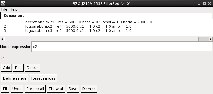 Iris GUI snapshot